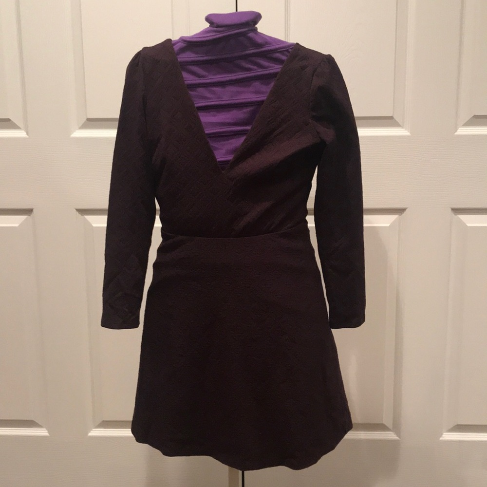 Deep purple mini dress